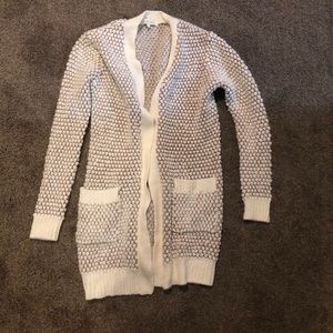 Grace & Lace popcorn cardigan cream sz S